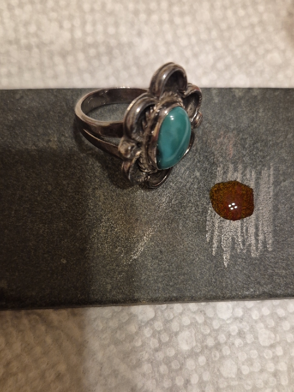 Handmade Turquoise Ring - Picture 6 of 7